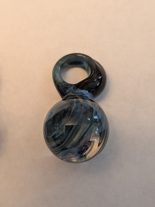 Fade to Black Marble Pendant