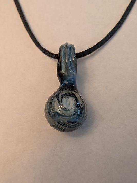 Fade to Black Marble Pendant